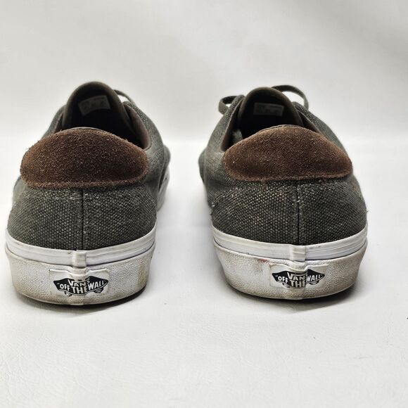 Vans Canvas Sneakers Women’s 13 – Gray Suede Heel Casual Skate Shoes Vietnam - Picture 8 of 8